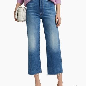MOTHER The Maven Fray High-Rise Stretch Crop Jeans
